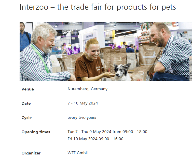 38TH INTERZOO 2024 38TH INTERZOO 2024